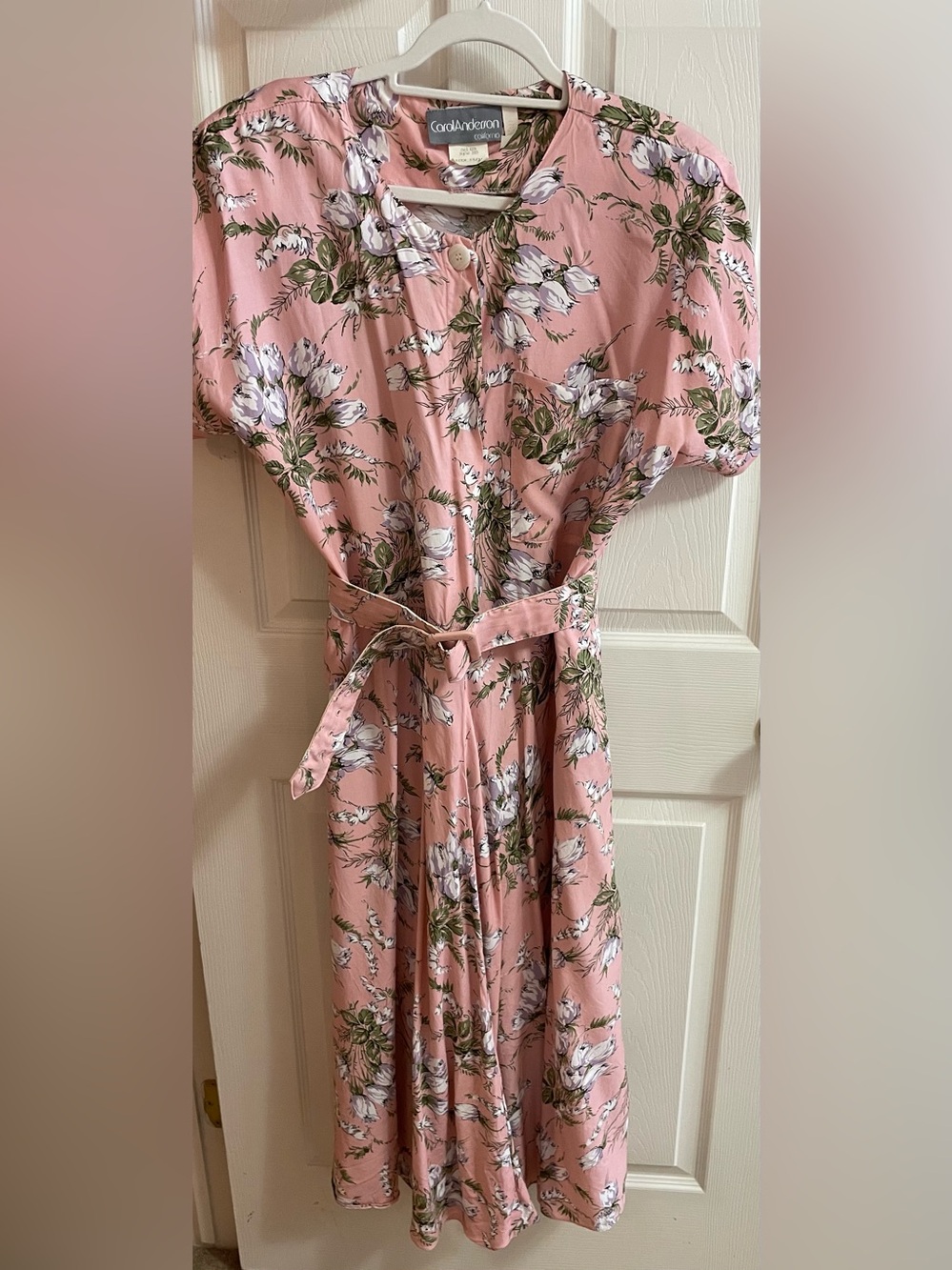 Vintage Floral Midi Dress